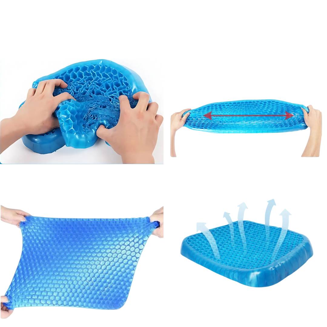 Orthopedic Gel Cushion for Comfortable Seating and Pressure Relief