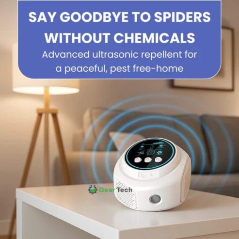 Ultrasonic Spider Repellent Plug-In – Safe, Silent, and Chemical-Free