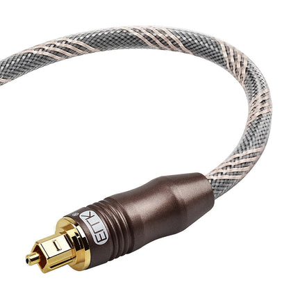 20m Optical Fiber Cable with Square Toslink Connectors for TV Audio