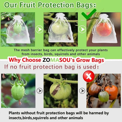 Garden Fruit Covers for Pest and Bird Protection