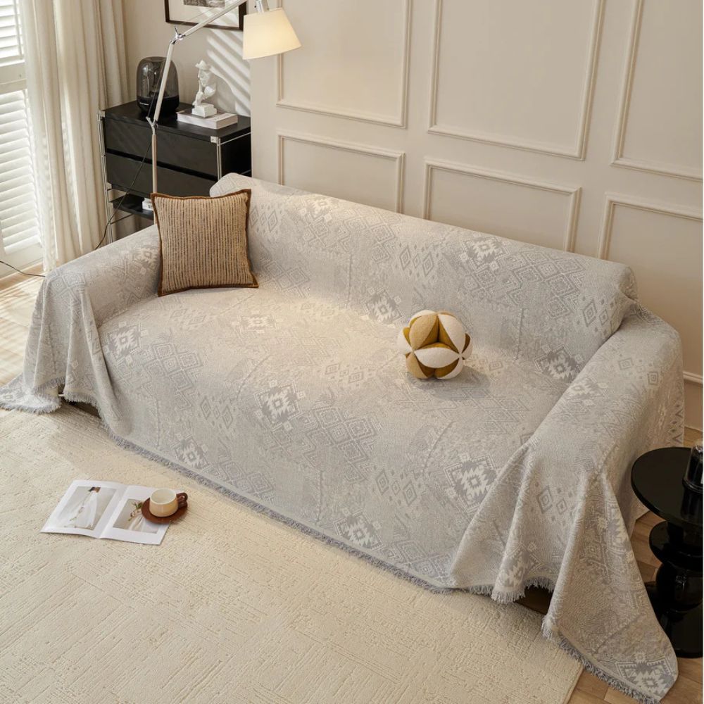 Cultural Essence Couch Protector – Ivory Sand