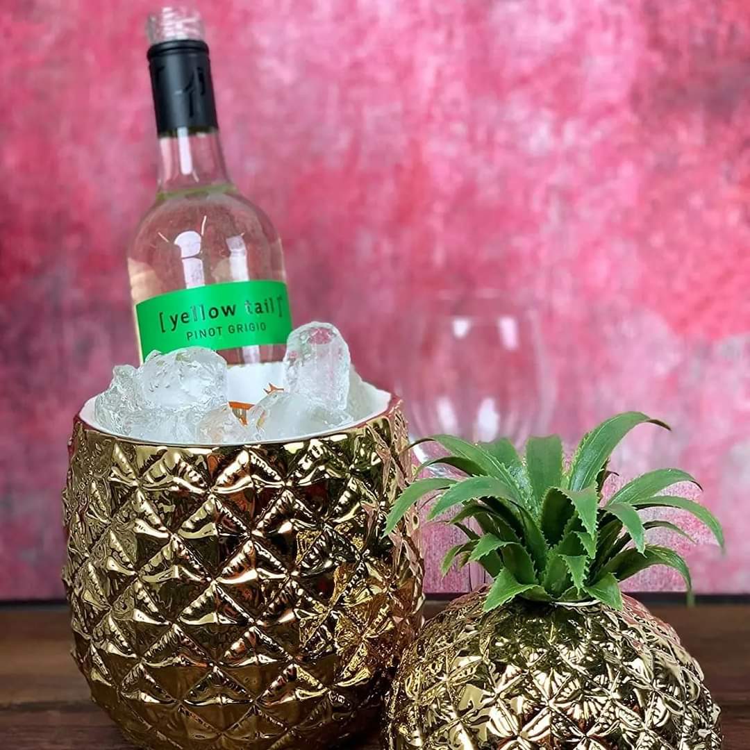 Pineapple-Themed Storage Decoration Set