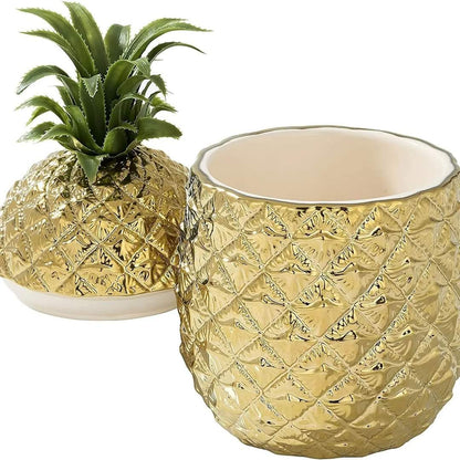 Pineapple-Themed Storage Decoration Set