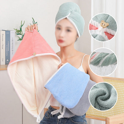 Double-Layered Quick-Dry Hair Wrap for Effortless Styling