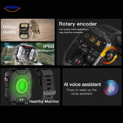 Durable Smartwatch for iOS & Android - Save Over €100