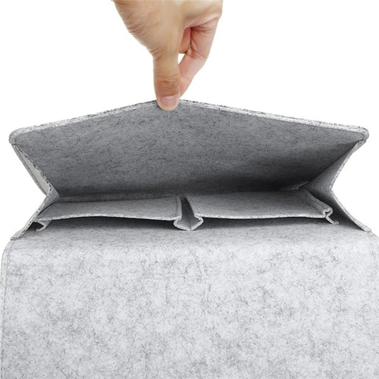 Bedside Buddy - Convenient Organizer for Your Essentials – Gray
