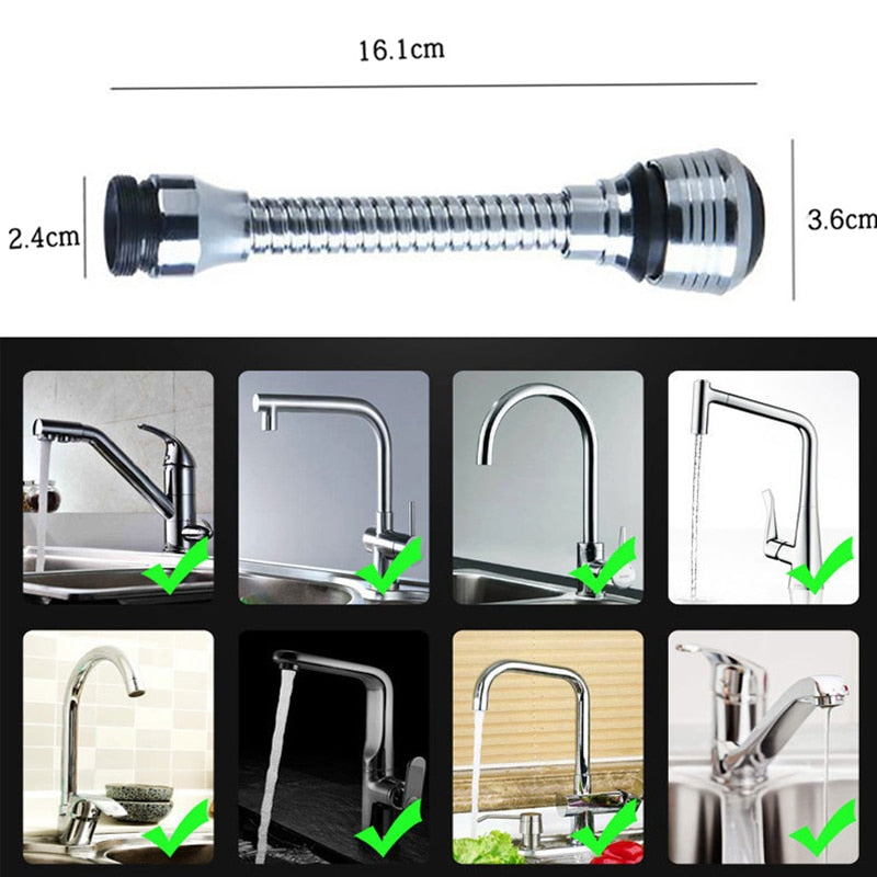 Smart Faucet Extender for Effortless Kitchen Use