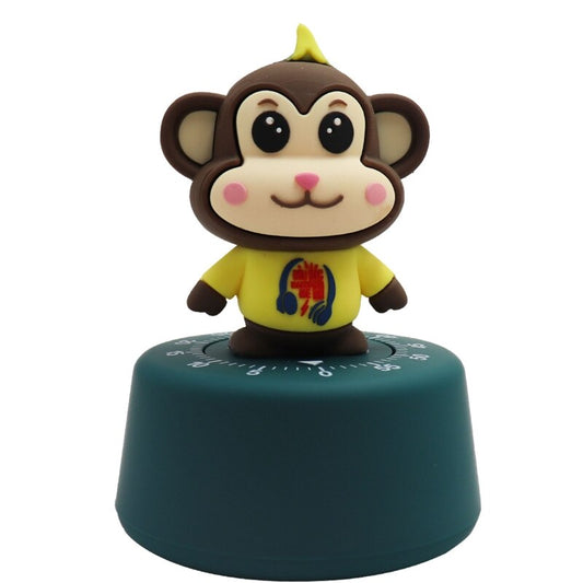Mechanical Kitchen Timer with Fun Animal Designs – little monkey
