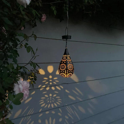 Elegant Solar-Powered Garden Lantern for Outdoor Charm