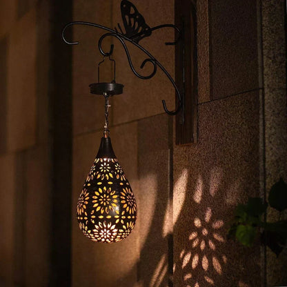 Elegant Solar-Powered Garden Lantern for Outdoor Charm