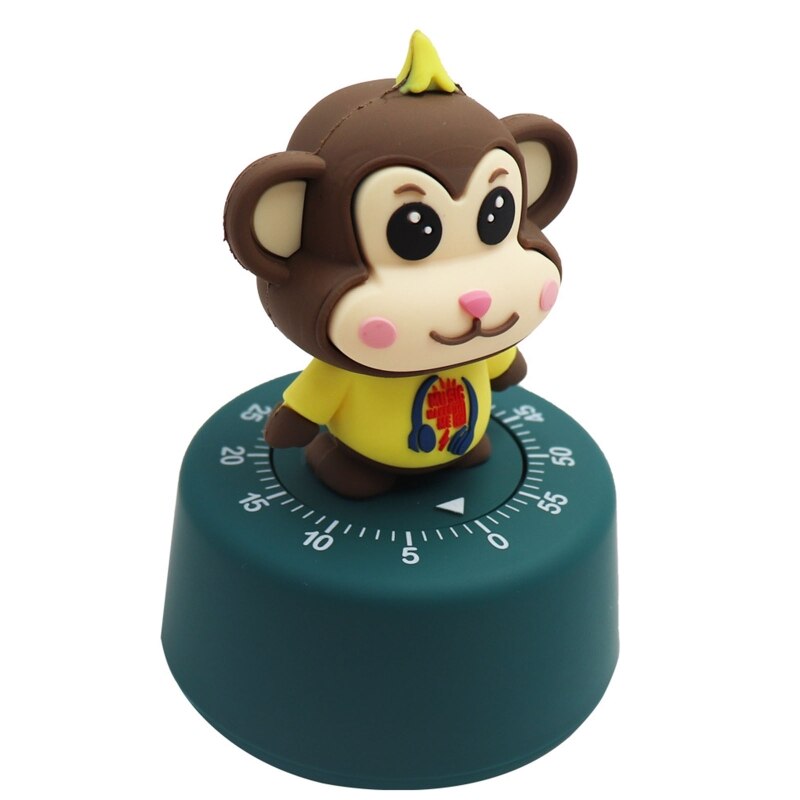 Mechanical Kitchen Timer with Fun Animal Designs