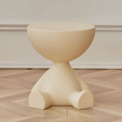 Luxurious Round Coffee Table – Cream