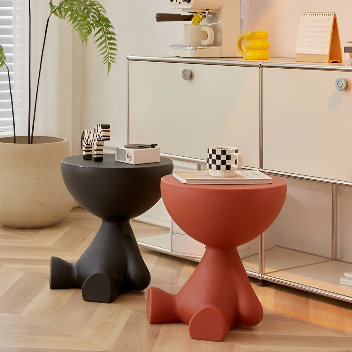 Round Coffee Table – Stylish Side Table for Living Room Decor