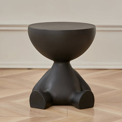 Luxurious Round Coffee Table – Black