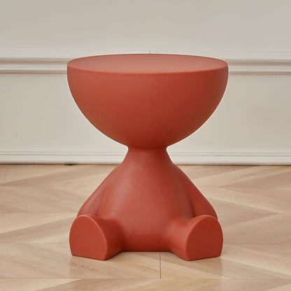 Luxurious Round Coffee Table – Red