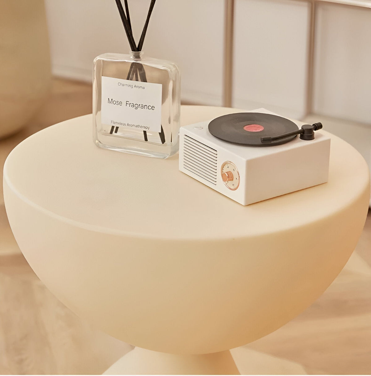 Round Coffee Table – Stylish Side Table for Living Room Decor