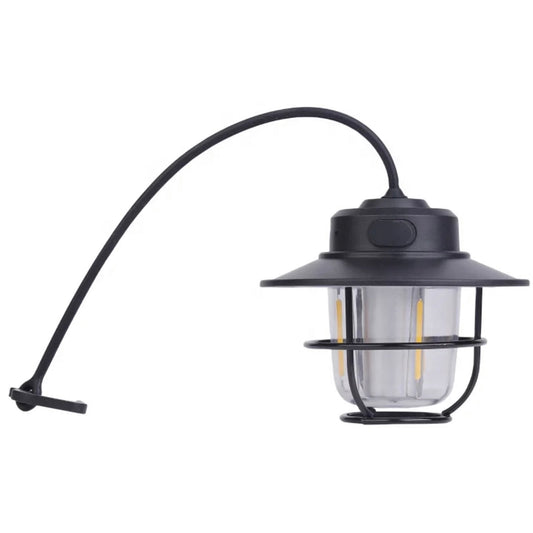 Vintage-Inspired Rechargeable Lantern for Outdoor Adventures