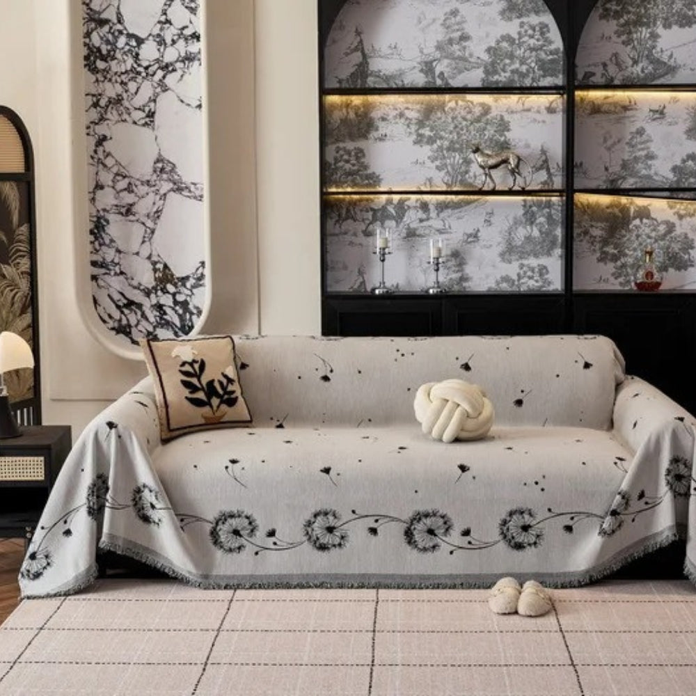 Serene Dandelion Dream Sofa Protector