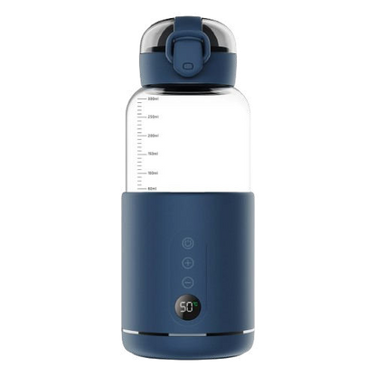 Smart Baby Bottle Warmer with Temperature Display – Blue
