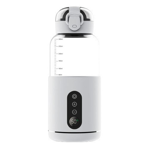 Smart Baby Bottle Warmer with Temperature Display – White