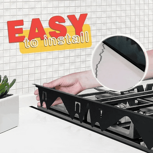 SmartSeal Kitchen Gap Filler – Black Stainless Steel