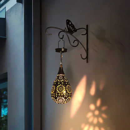 Elegant Solar-Powered Garden Lantern for Outdoor Charm