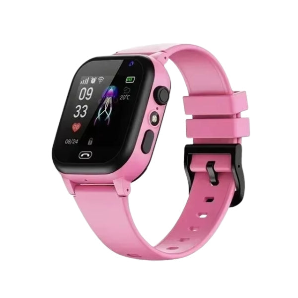 Children's Smartwatch with GPS Location and Calling Features – Pink