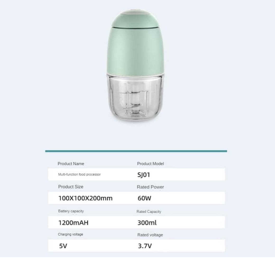 Simple Baby Food Maker – Green
