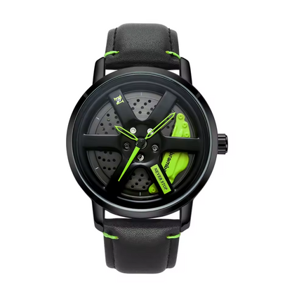 Chronograph Racing Watch for Men – Sporty Timepiece – Green