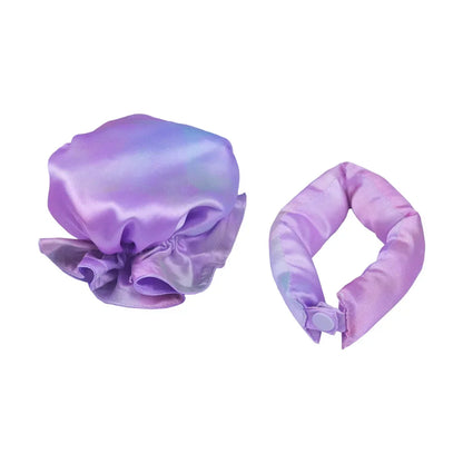 BunBun Curlers – No Heat, Nourishing, and Perfect for a Salon-Quality Look at Home! – Mixed purple and pink