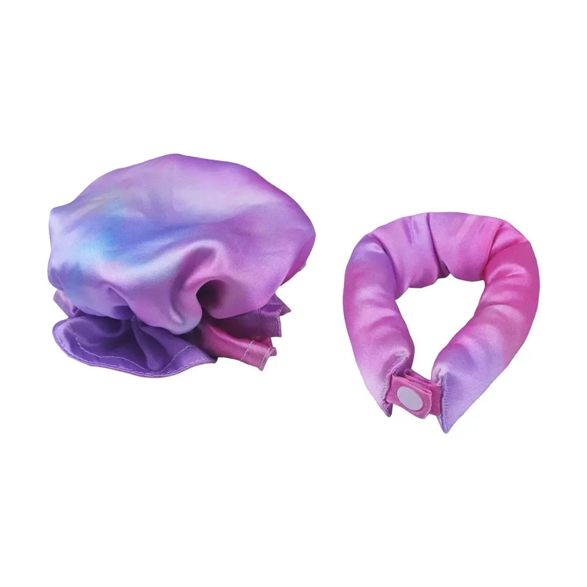 BunBun Curlers – No Heat, Nourishing, and Perfect for a Salon-Quality Look at Home! – Purple/Blue/Pink mix