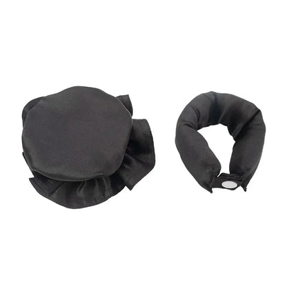 BunBun Curlers – No Heat, Nourishing, and Perfect for a Salon-Quality Look at Home! – Solid black