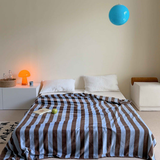 Cozy Throw Blanket with Animal Print Design
