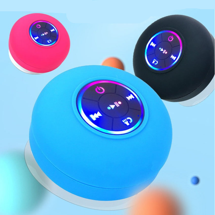 Waterproof Speaker with Suction Cup for Easy Mounting