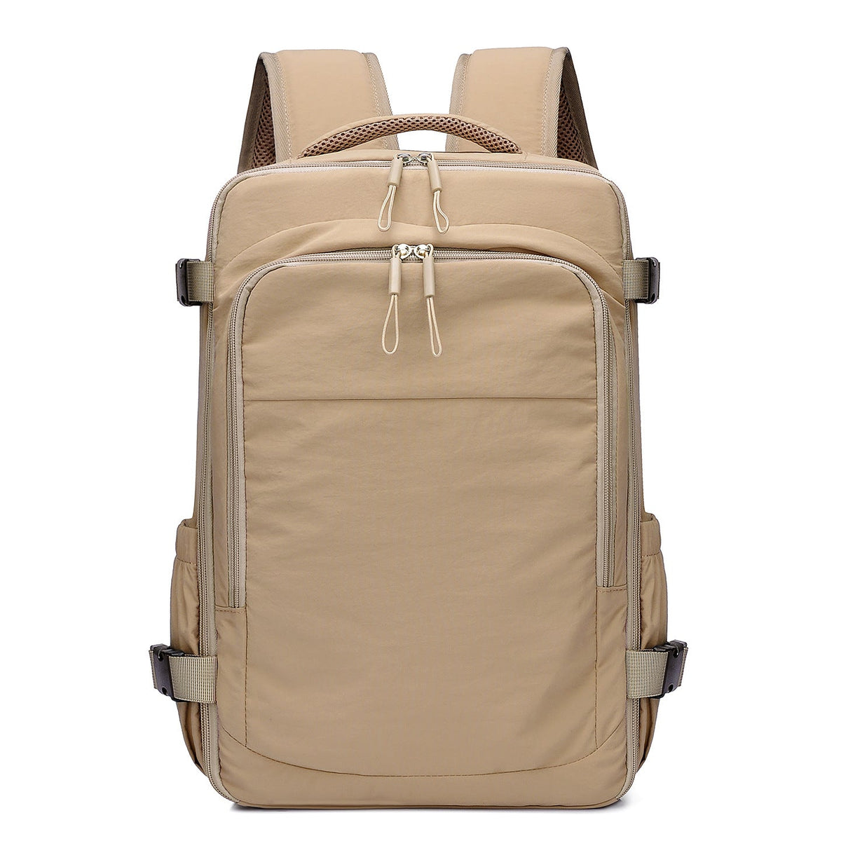 Spacious Business Backpack with Multiple Compartments – Khaki