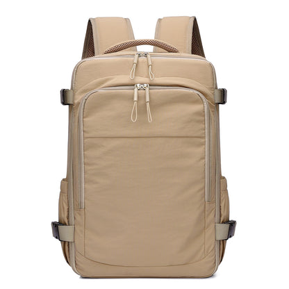Spacious Business Backpack with Multiple Compartments – Khaki