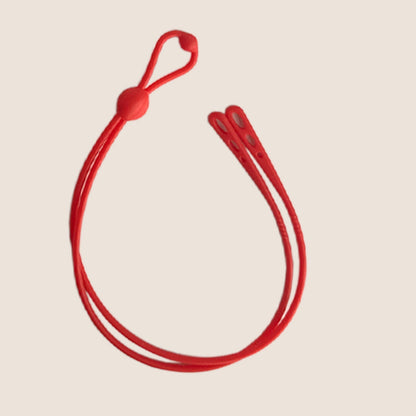 Flexible Eyewear Strap with Adjustable Fit – Bright Red