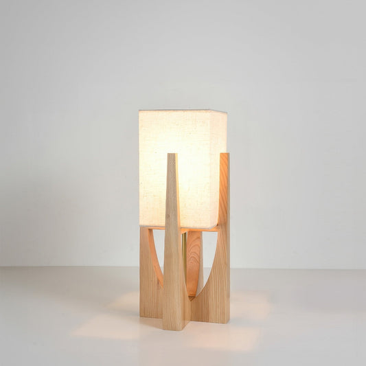 Zen Minimalist Floor Lamp – Japanese Wabi-Sabi Design for Tranquility – Wood