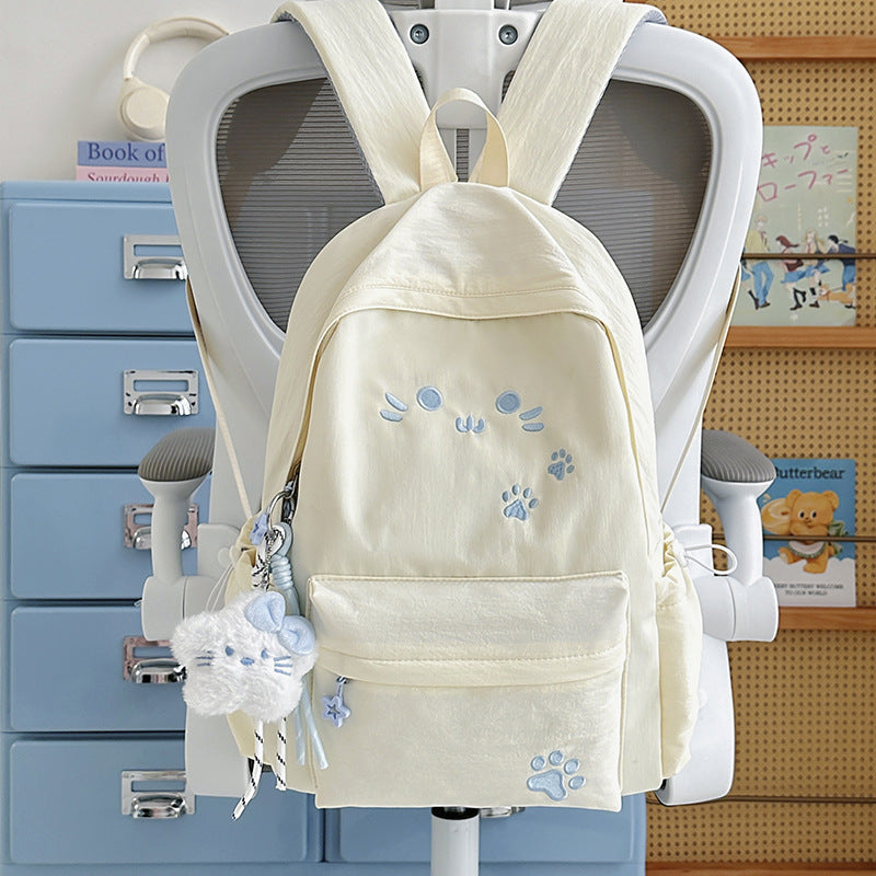 Charming Rabbit Ears Rucksack – White