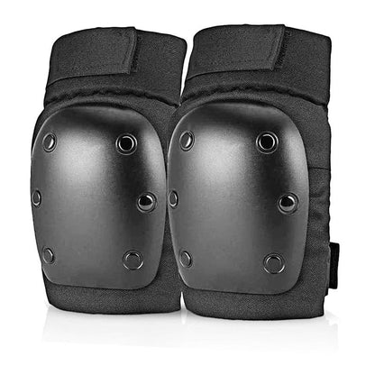 Versatile Knee Pads with Adjustable Protection – Black