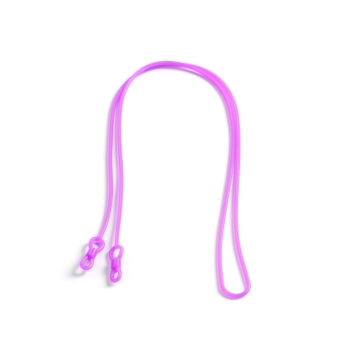 Silicone Lanyards with Adjustable Design – Purple