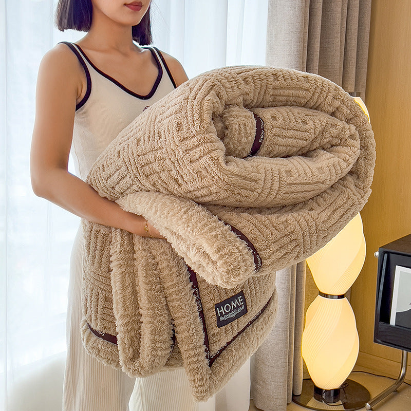 Luxurious Winter Blanket – Double-layered & Ultra-soft for Cold Nights – Brown