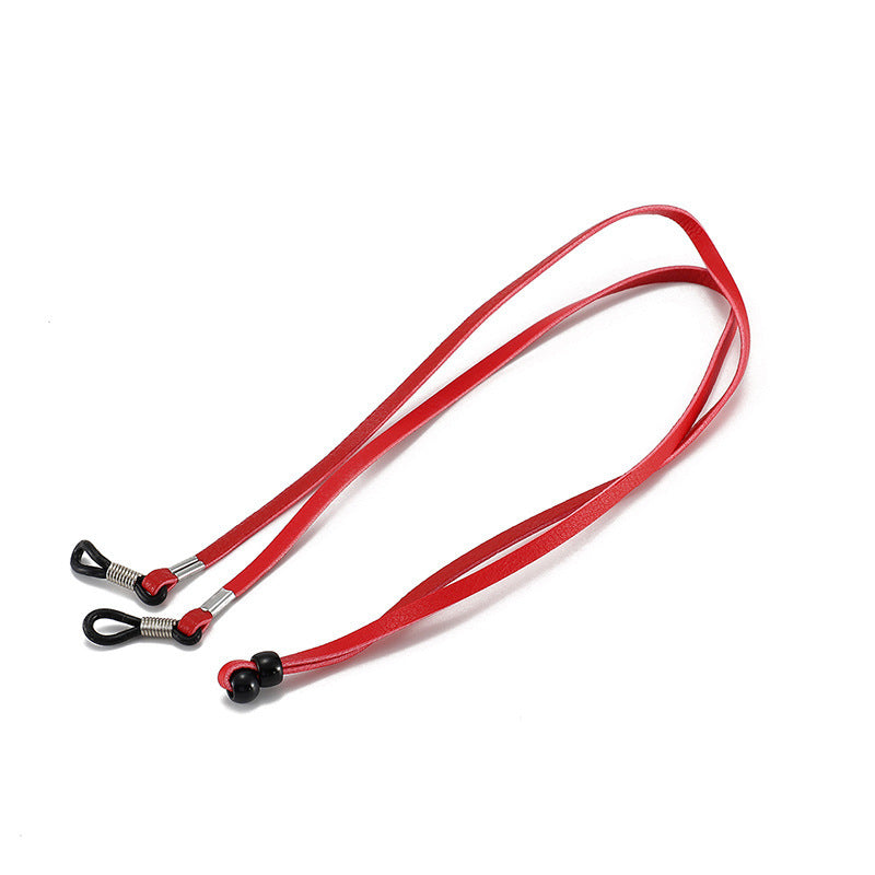 Eyewear Strap with Adjustable Fit – Red