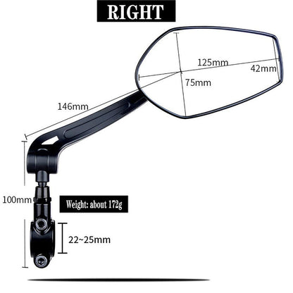 Universal Adjustable Bicycle Side Mirror – Not Specified