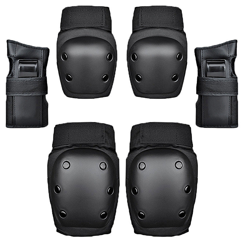 Versatile Knee Pads with Adjustable Protection – Black