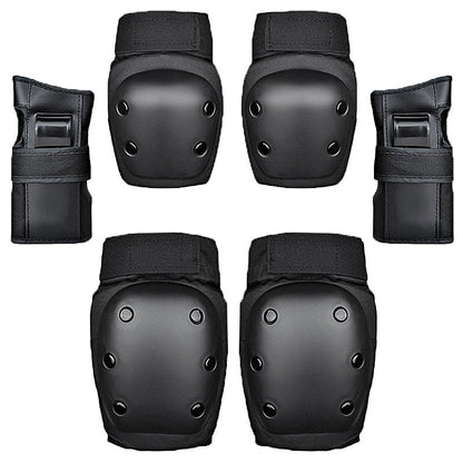 Versatile Knee Pads with Adjustable Protection – Black