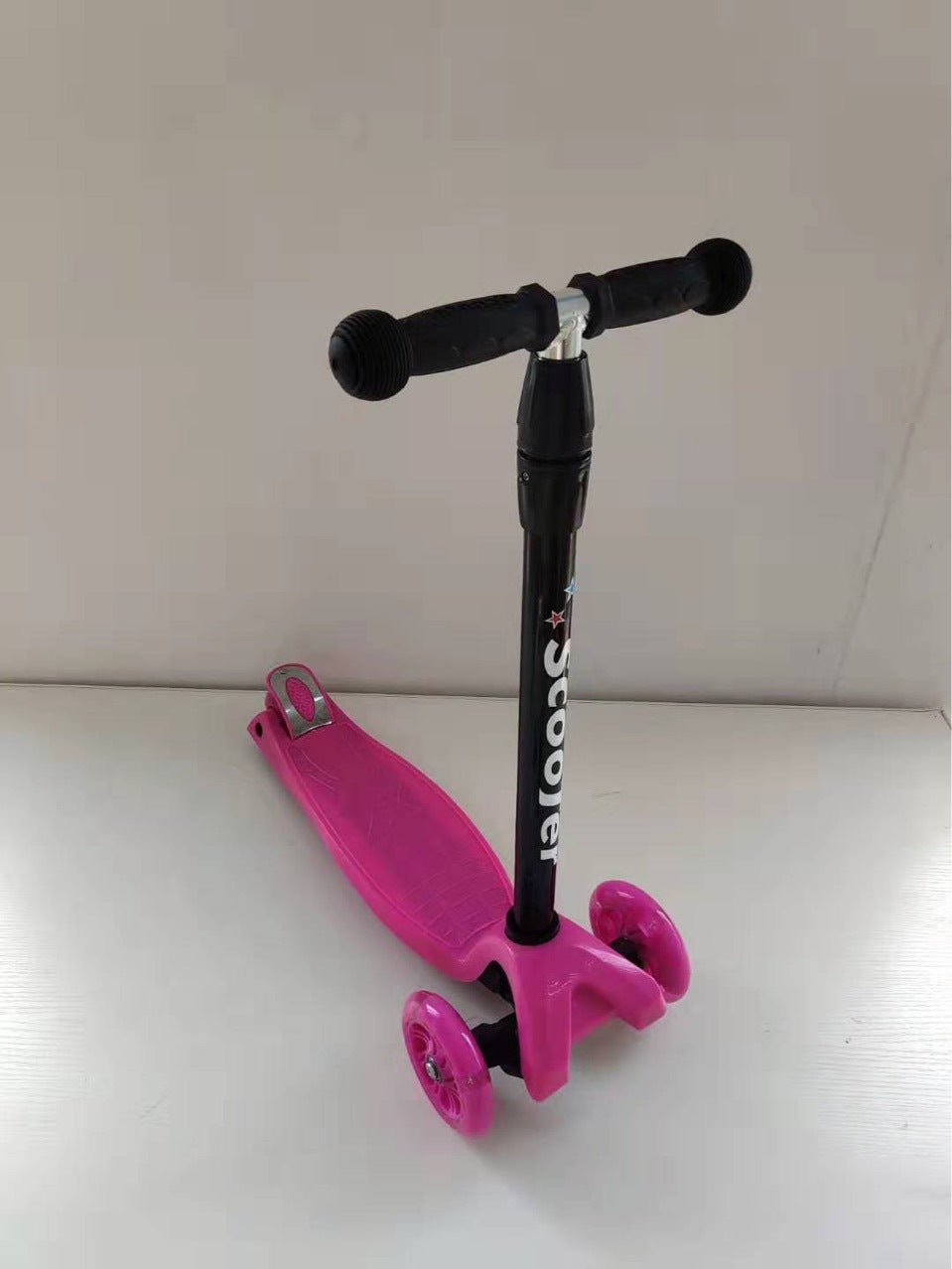 Kickboard Scooter with Adjustable Features – Fuchsia
