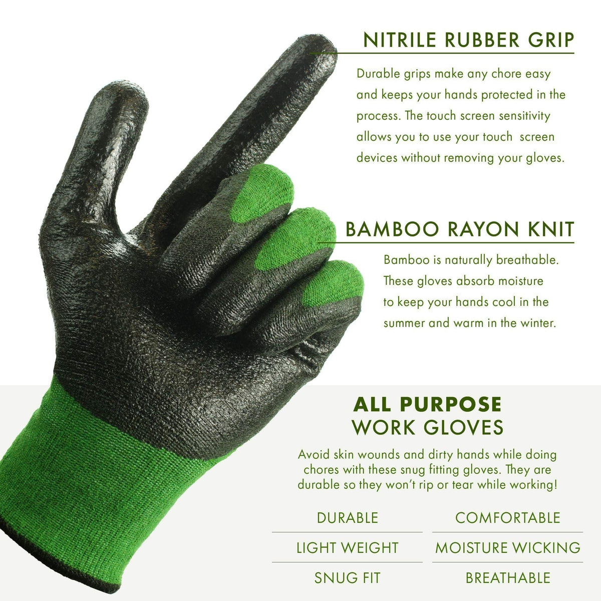 Eco-Friendly Garden Gloves for Everyone