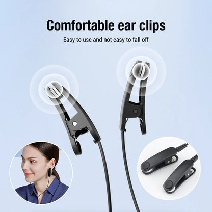 Microcurrent Ear Clip Gadget | Various Modes, 9 Levels of Intensity, Timed Sessions & USB-C Charging