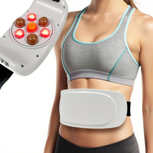 ThermaRelief Heated Abdominal Massager Belt – Instant Relief for Cramps, Bloating & Tension